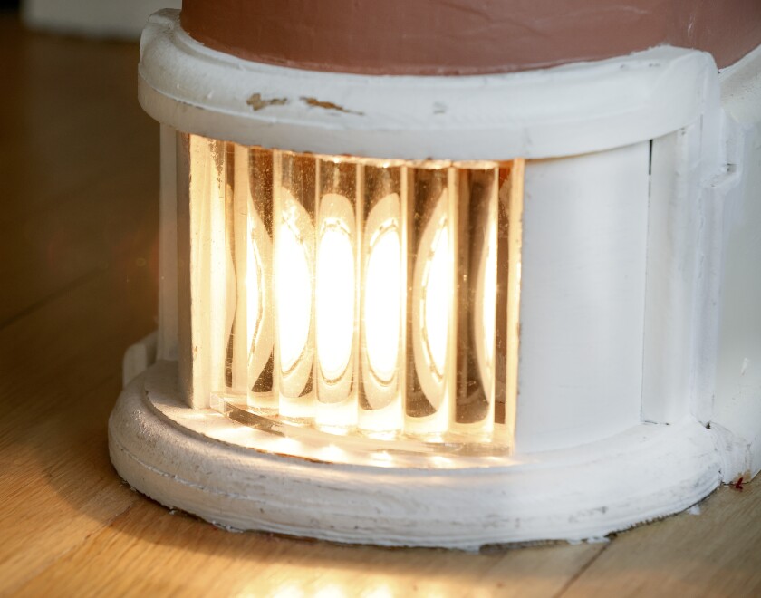 Baseboard light.